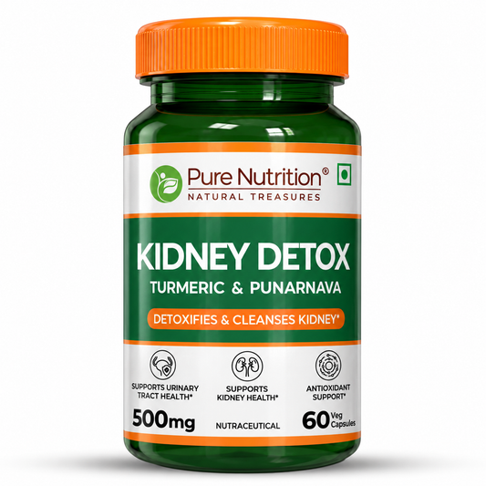 Kidney Wellness Support | Turmeric & Punarnava | 500mg | 60 Capsules