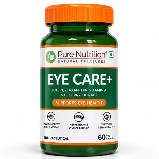 Eye Care+ Lutein, Zeaxanthin, Vitamin A & Bilberry for Eye Health