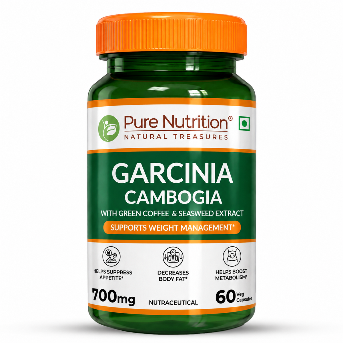 Garcinia Cambogia | Supports Weight Management & Appetite Control  60 Capsules