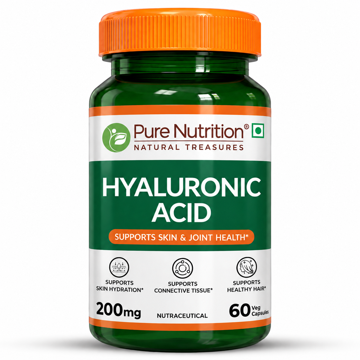 Hyaluronic Acid 200mg Capsules  Skin Hydration & Joint Comfort