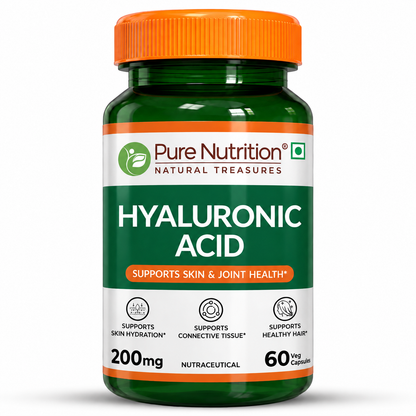 Hyaluronic Acid 200mg Capsules  Skin Hydration & Joint Comfort