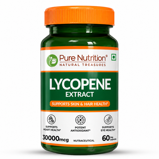 Lycopene Extract 30000 mcg  Skin, Hair, Eye & Antioxidant Support | 60 Caps