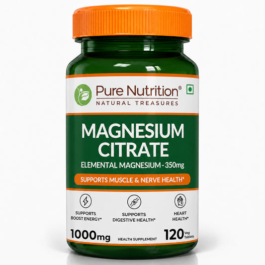 Magnesium Citrate - 120 Tablets | Supports Digestion and Reduces Muscle Cramps