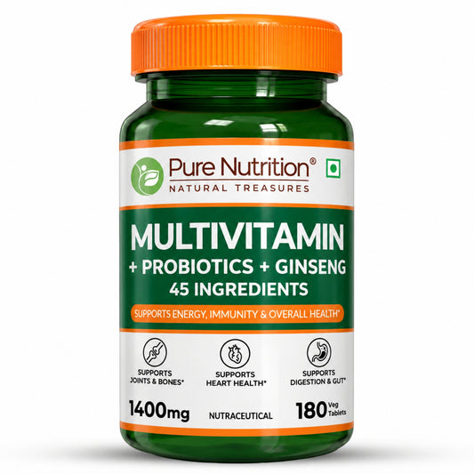 Multivitamin with Probiotics & Korean Ginseng – 180 Tablets | Complete Daily