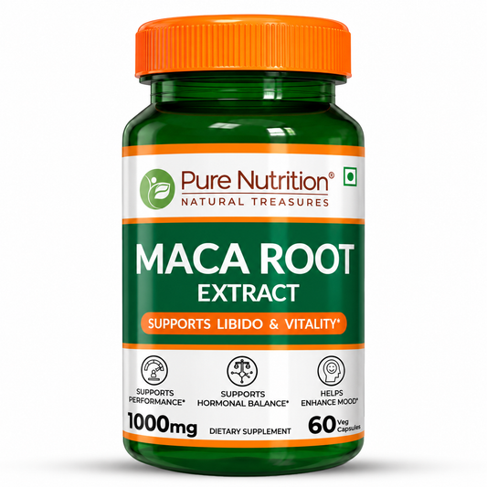 Maca Root Extract Capsules- Veg for Energy, Stamina & Hormonal Balance
