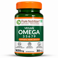 Omega 3-5-6-7-9 Supplements – With Seabuckthorn & Flaxseed Oil | 30 Softgels