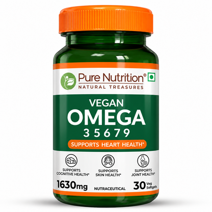 Omega 3-5-6-7-9 Supplements – With Seabuckthorn & Flaxseed Oil | 30 Softgels
