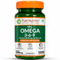 Veg Omega 3-6-9 Capsules  120 Count | Flaxseed & Sea Buckthorn