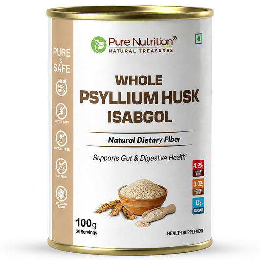 Psyllium Husk (Isabgol) Powder  Natural Dietary Fiber for Digestive Health