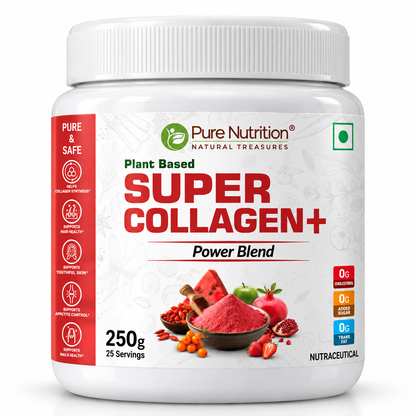 Plant-Based Super Collagen+ – Skin, Hair & Nail Health | Vegan Formula