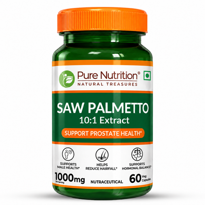 Saw Palmetto Supplement  Prostate Health, Hair Growth & Urinary Support