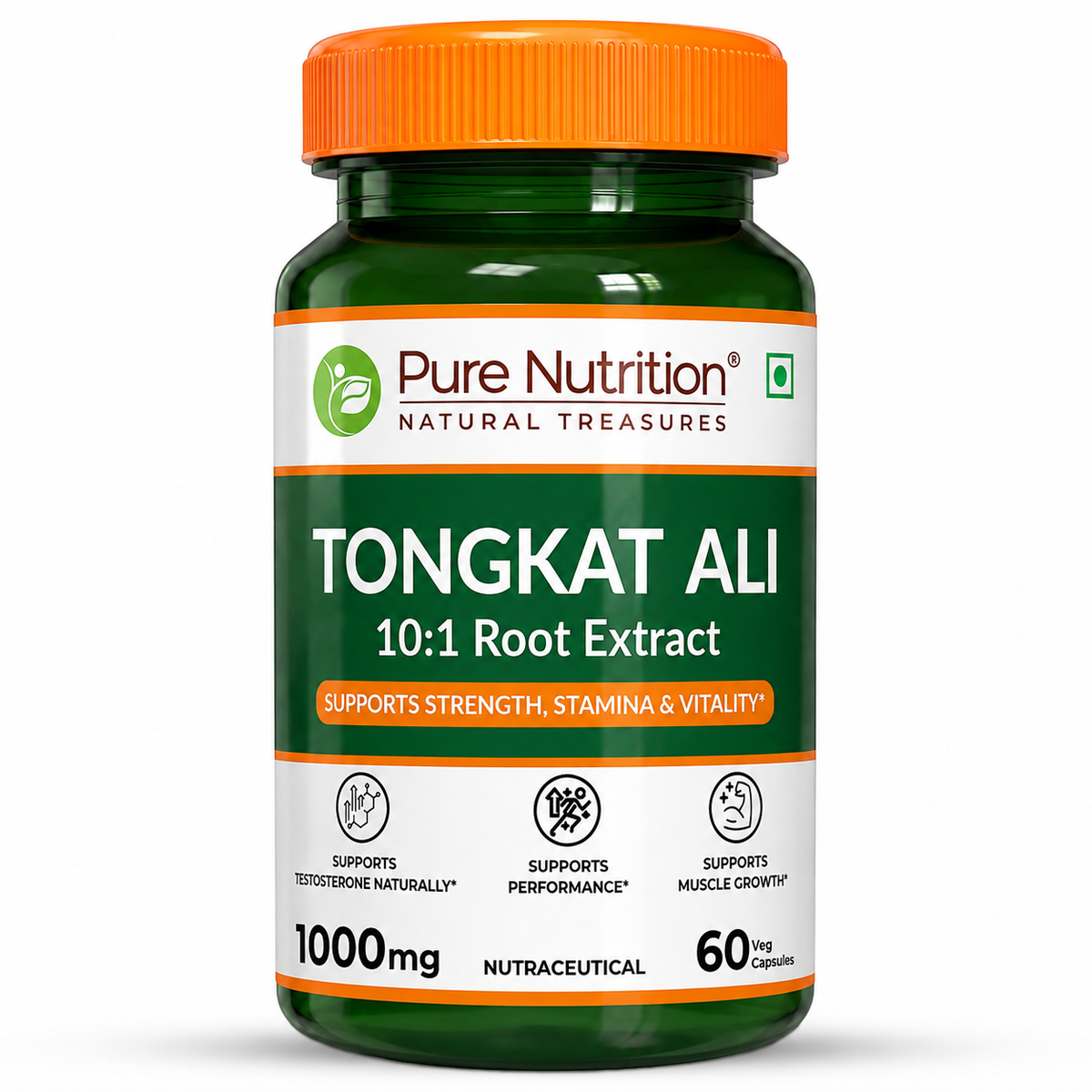 Tongkat Ali  Natural Vitality, Stamina & Energy Herb for Men | 60 Capsules