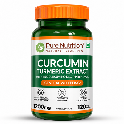 Curcumin Turmeric Extract 95% Curcuminoids & Piperine | 120 Tablets
