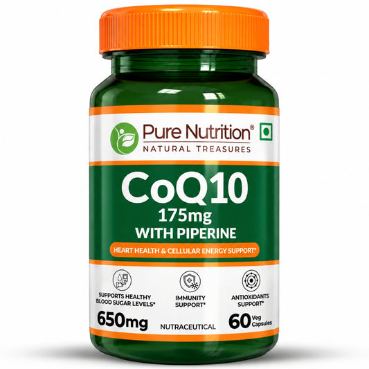Coenzyme Q10 175mg  Supports Cellular Energy & Heart Health | 60 Capsules