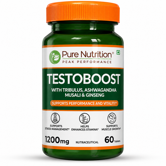 Testoboost Herbal Vitality & Stamina Tablets for Men | 60 Tabs