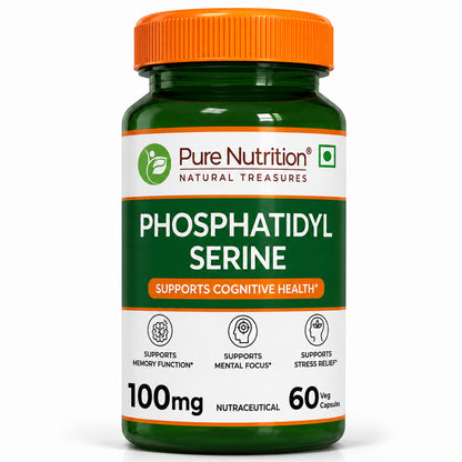 Phosphatidylserine 100 mg | Cognitive Wellness Support | 60 Capsules