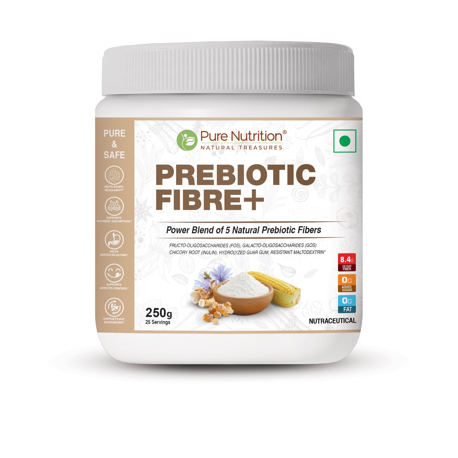 Pure Nutrition Prebiotic Fibre+ | Plant-Based Digestive Support