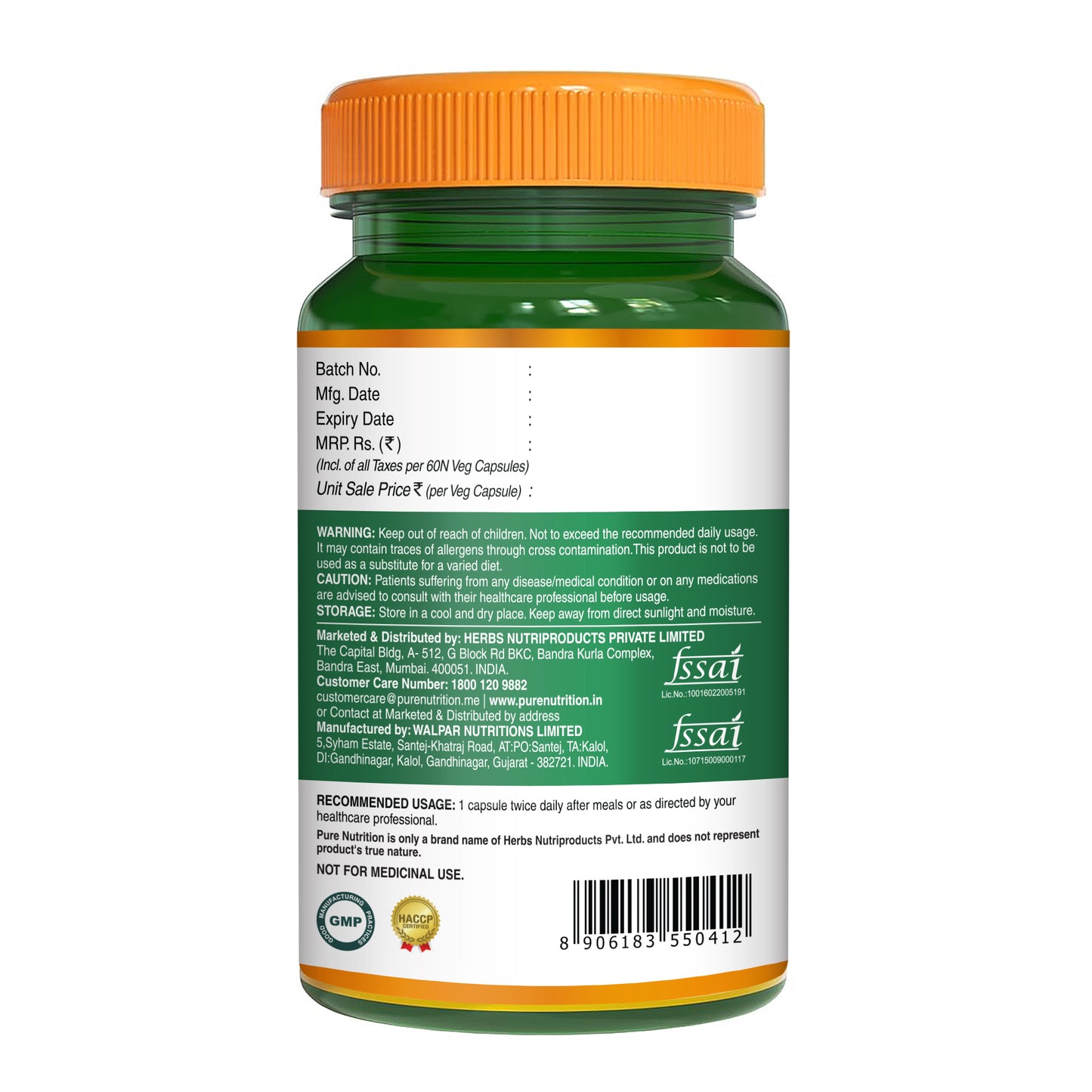 Probiotic – 50 Billion CFU | 14 Strains | 60 Veg Capsules