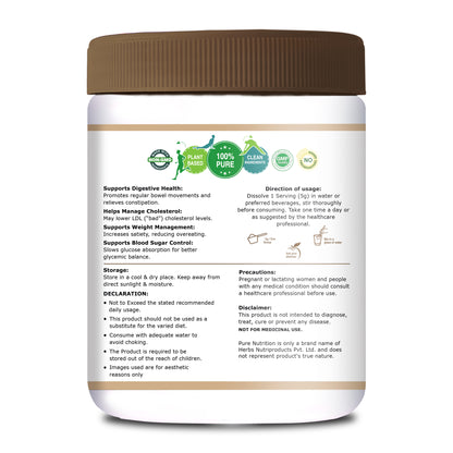 Pure Nutrition Psyllium Husk Isabgol Powder 