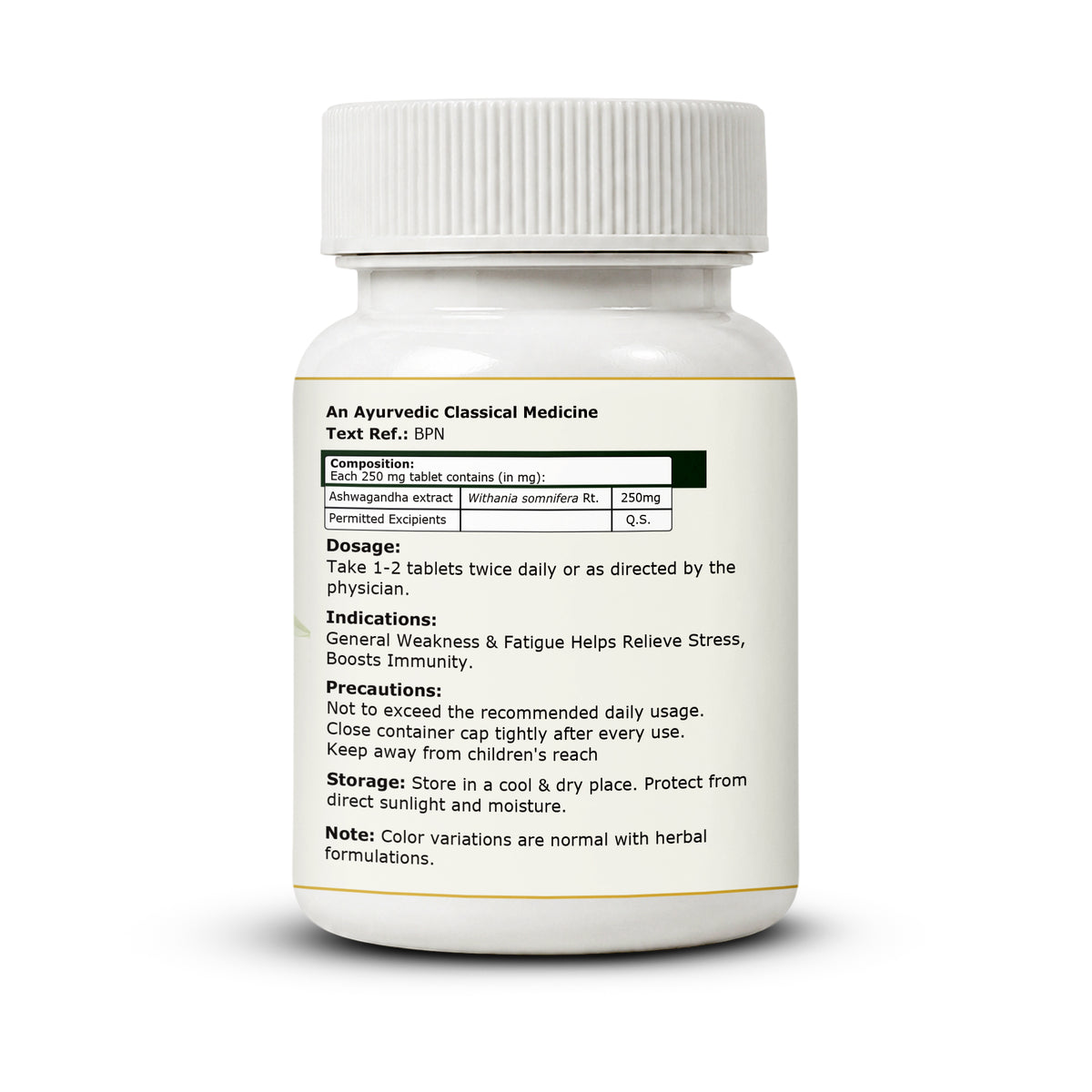 Pure Nutrition Ashwagandha supplement