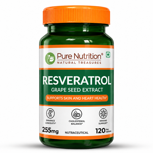Resveratrol with Grape Seed Extract | Antioxidant Support  255mg