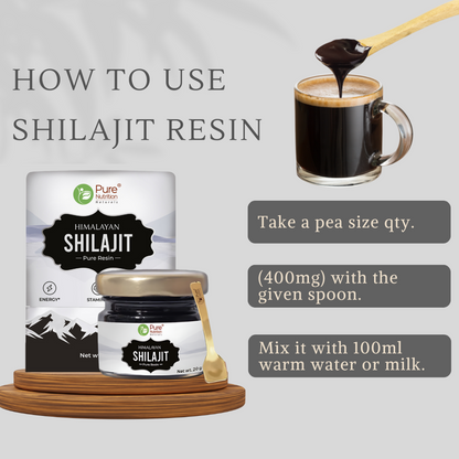 Pure Himalayan Shilajit Resin – 20g Authentic Mineral Extract