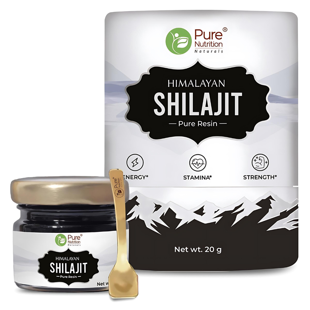 Pure Nutrition Shilajit Pure Resin | Boosts Energy, Stamina & Overall Health | 100% Natural & Pure- 20g