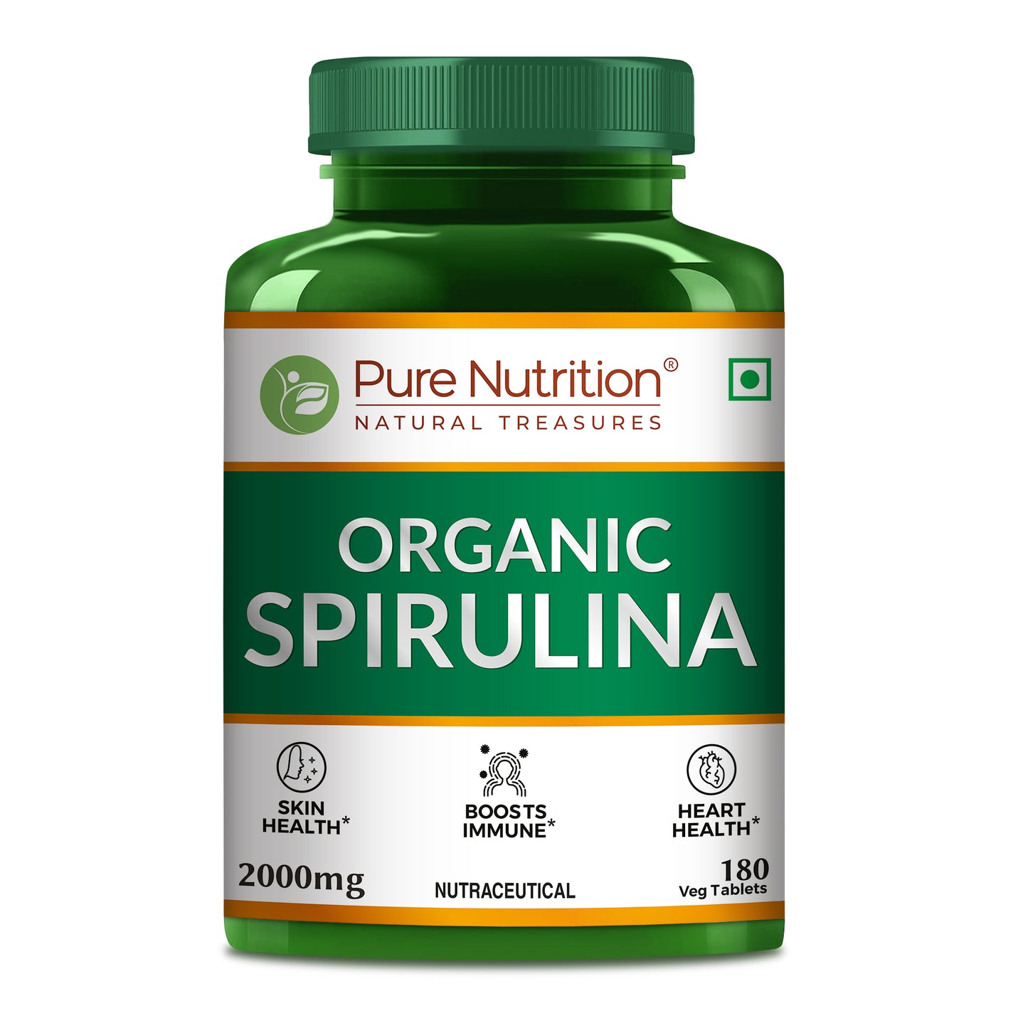 Spirulina Vegetarian Tablets – 180 Tablets