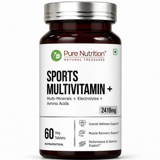 Sports Multivitamin+ Tablets 2419mg | Vitamins, Minerals & Herbs for Athletes | 60 Capsules