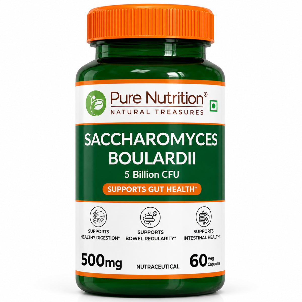 Saccharomyces Boulardii 5 Billion CFU | 60 Veg Capsules