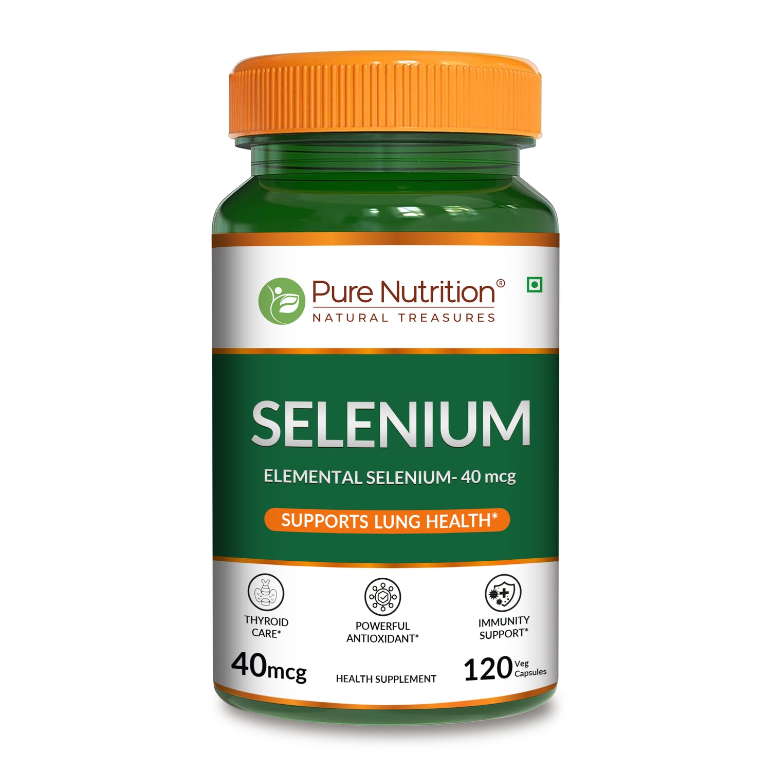Selenium 40 mcg (L-Selenomethionine) | 120 Veg Capsules