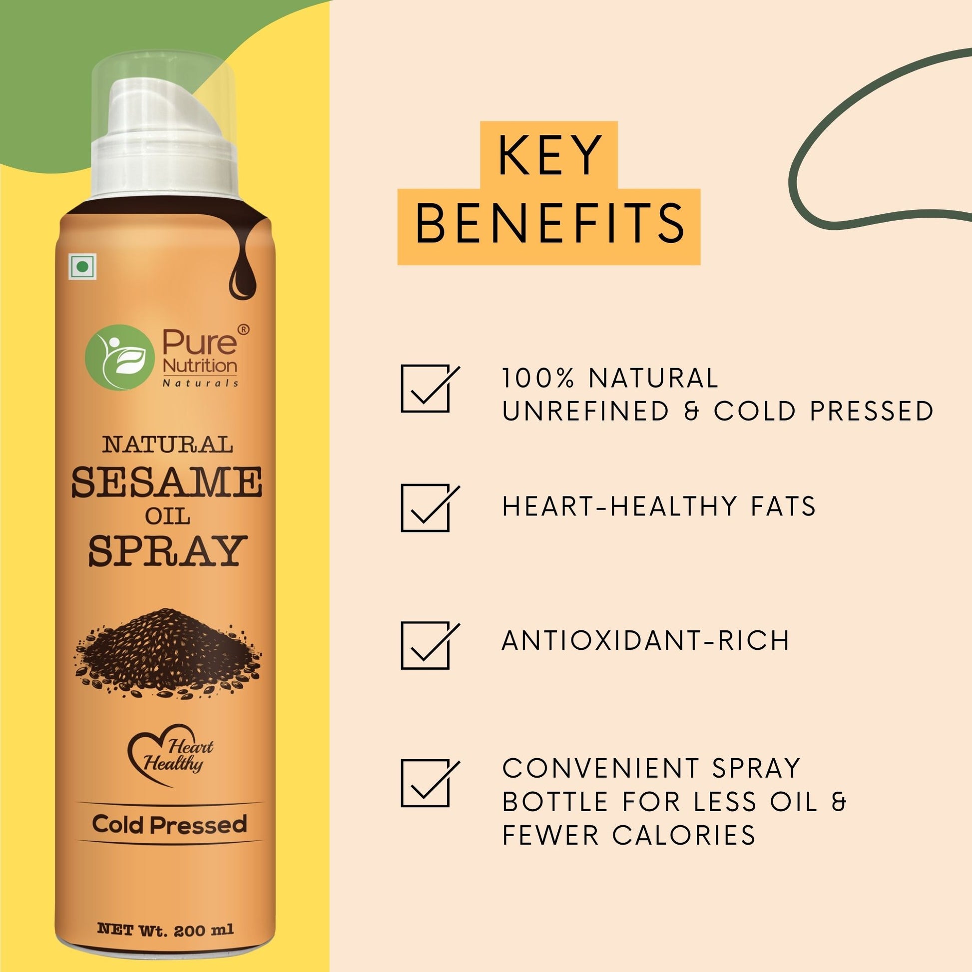 Pure Nutrition Natural Sesame Oil Spray