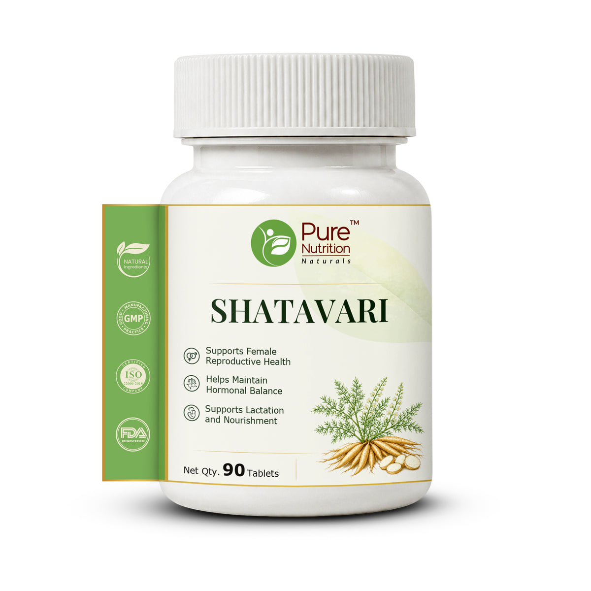 Pure Nutrition Shatavari Tablets | Ayurvedic Asparagus Racemosus Extract | Supports Women’s Wellness & Hormonal Balance