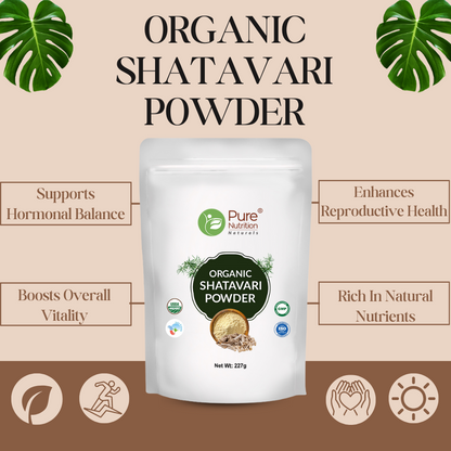 Organic Shatavari Powder - 227g