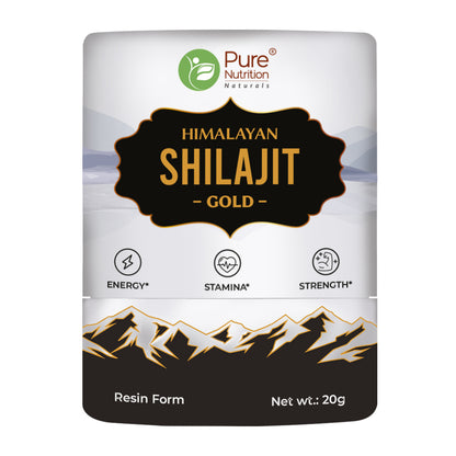 Shilajit Gold Resin with Ashwagandha & Natural Ayurvedic Ingredients