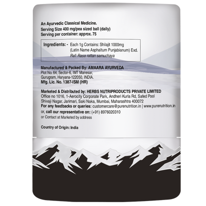 Pure Himalayan Shilajit Resin – 20g Authentic Mineral Extract