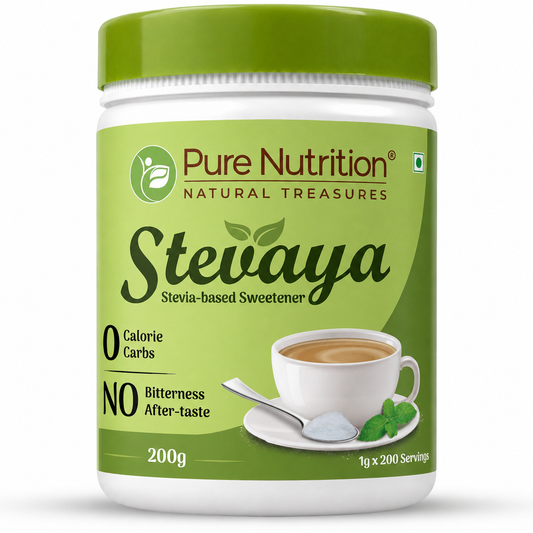 Stevaya Natural Stevia Sweetener – 200g | Zero Calorie Sugar Substitute