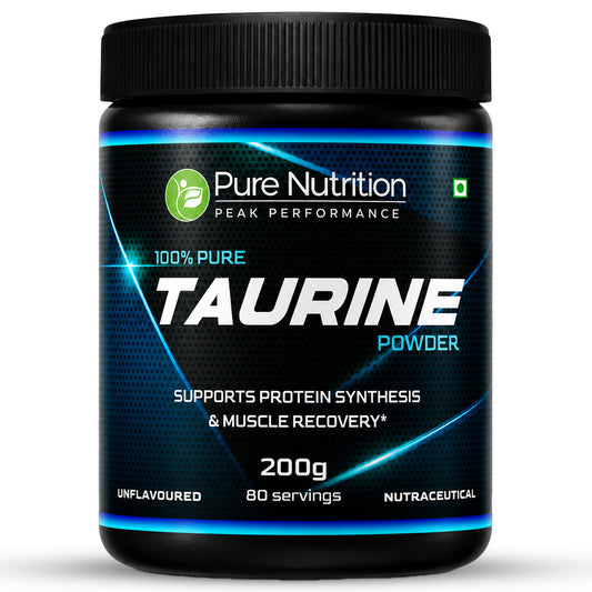 L-Taurine Powder - 200g | Amino Acid Supplement for Muscle Support and Hydration