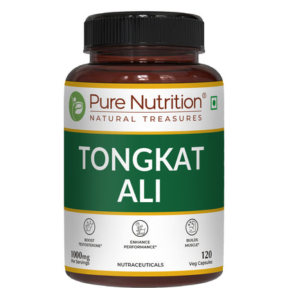 Tongkat Ali Supplement - 120 Veg Capsules | Supports Vitality, Stamina & Overall Wellness