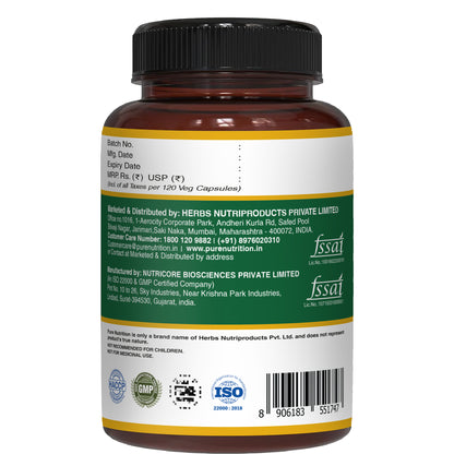 Tongkat Ali Supplement - 120 Veg Capsules | Supports Vitality, Stamina & Overall Wellness