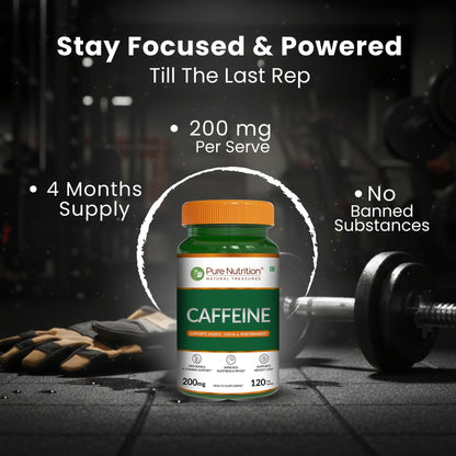 Pure Nutrition 100% Pure Caffeine – 200mg