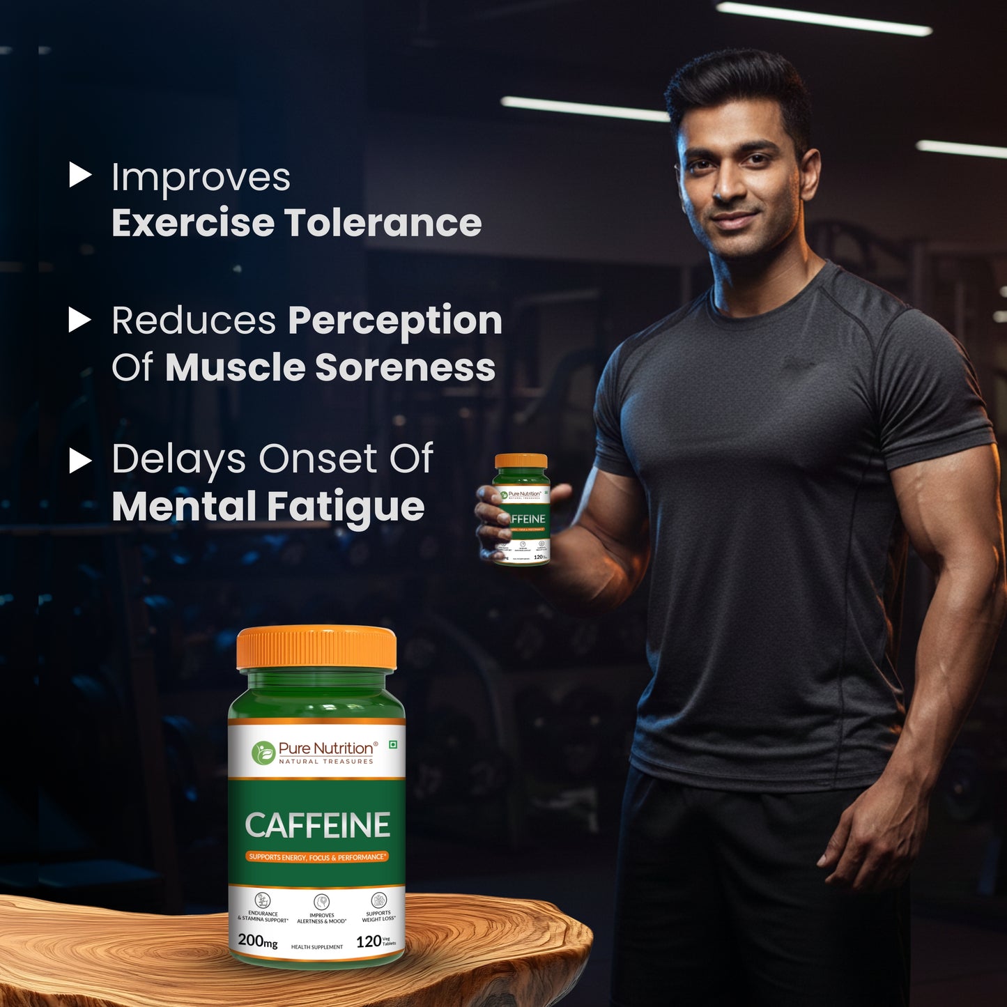 Pure Nutrition 100% Pure Caffeine – 200mg