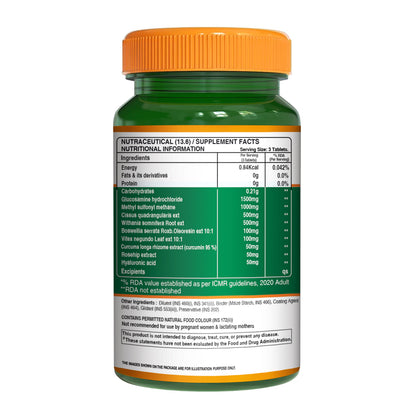 Veg Glucosamine with MSM – 60 Tablets