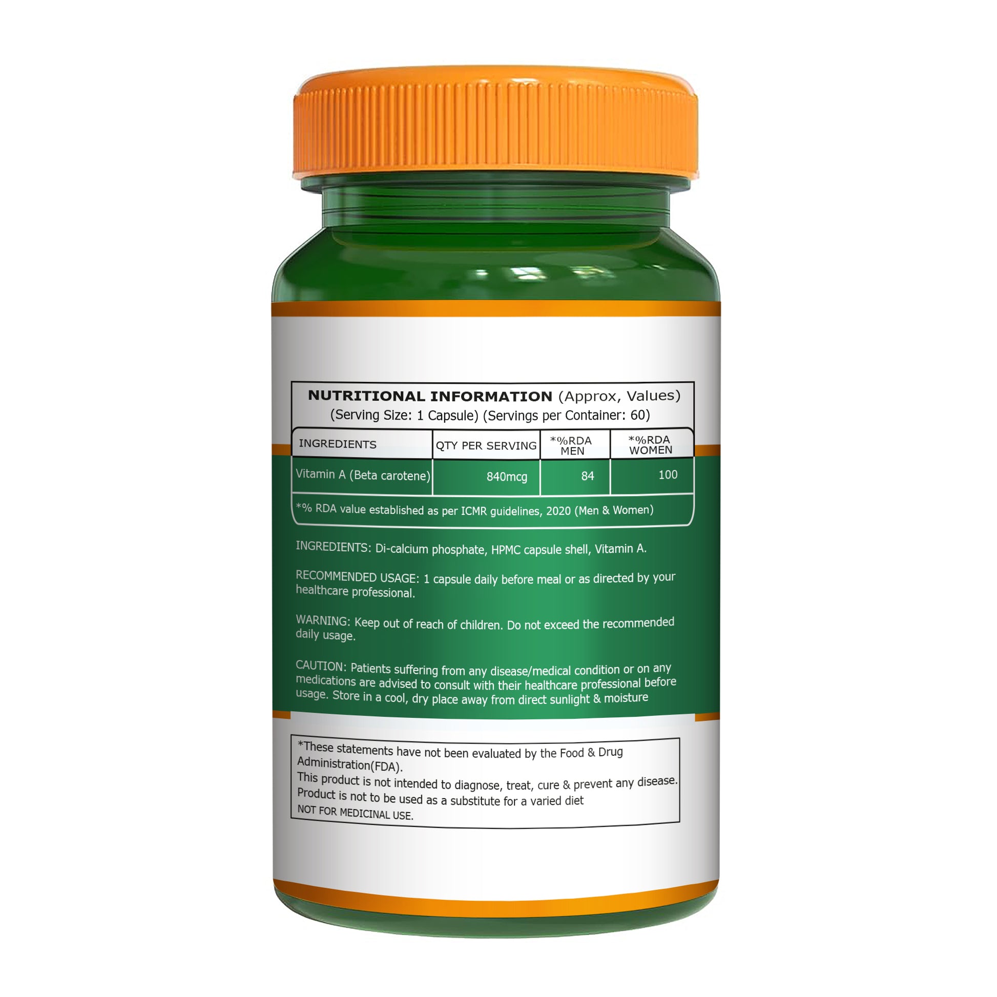 Pure Nutrition Vitamin A 