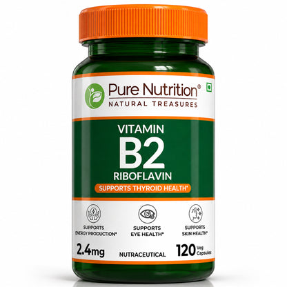 Vitamin B2 Riboflavin 2.4 mg | 120 Vegetarian Capsules