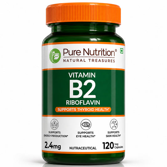 Vitamin B2 Riboflavin 2.4 mg | 120 Vegetarian Capsules