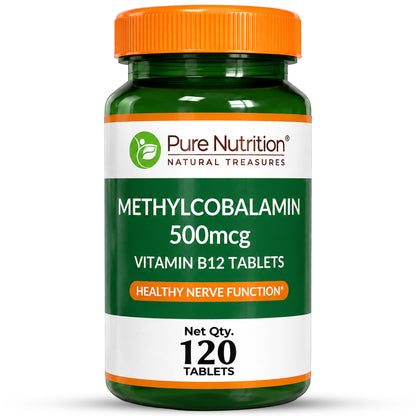 Methylcobalamin 500mcg Vitamin B12 Tablets | 120 Tablets