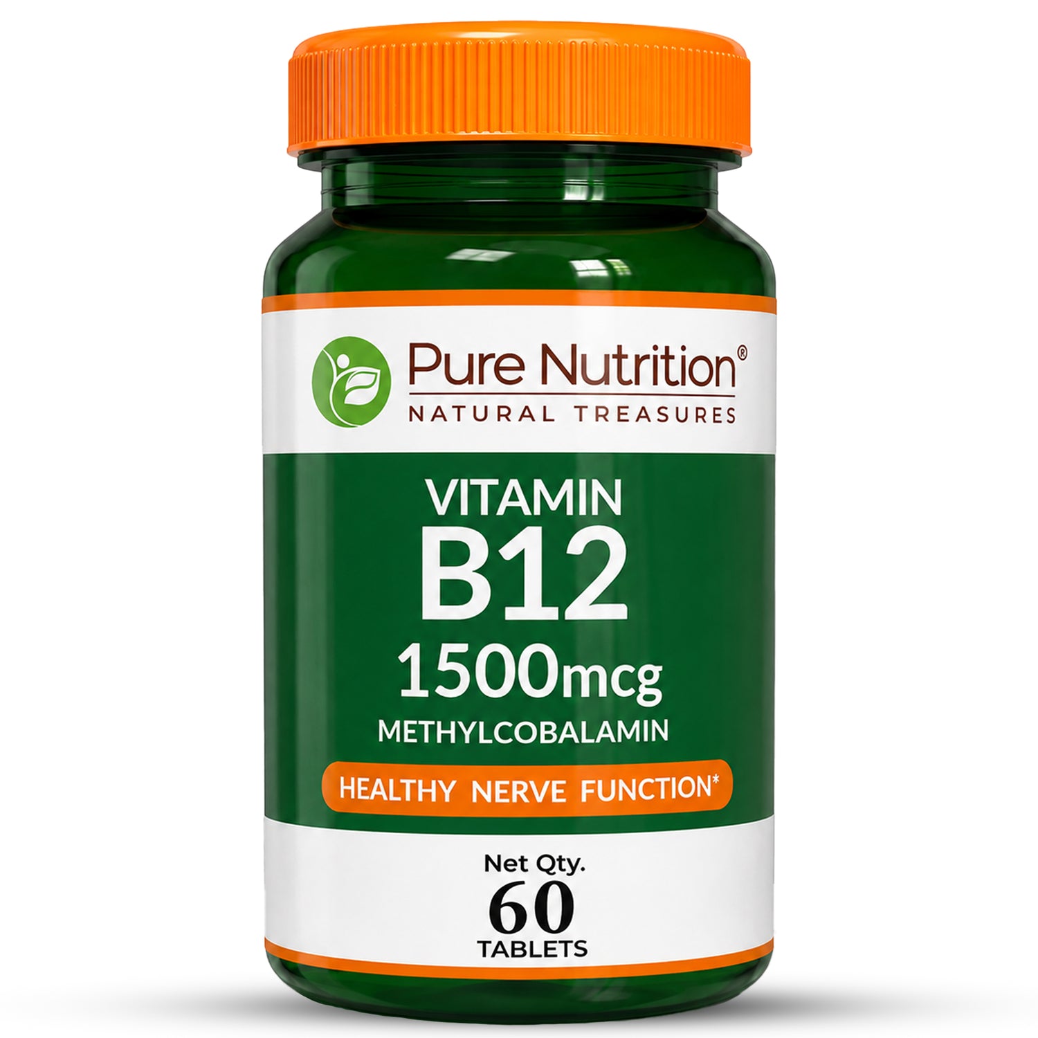 Vitamin B12 Methylcobalamin 1500mcg | Brain, Nerve & Energy Support | 60 Tablets