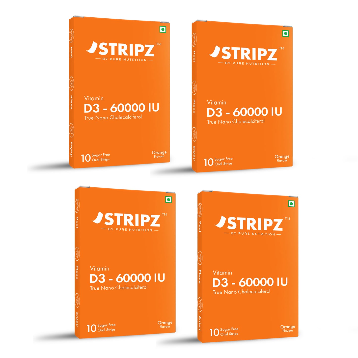 Vitamin D3 60000 IU Oral Strips – 10 Sugar-Free Strips