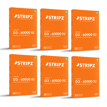 Vitamin D3 60000 IU Oral Strips – 10 Sugar-Free Strips